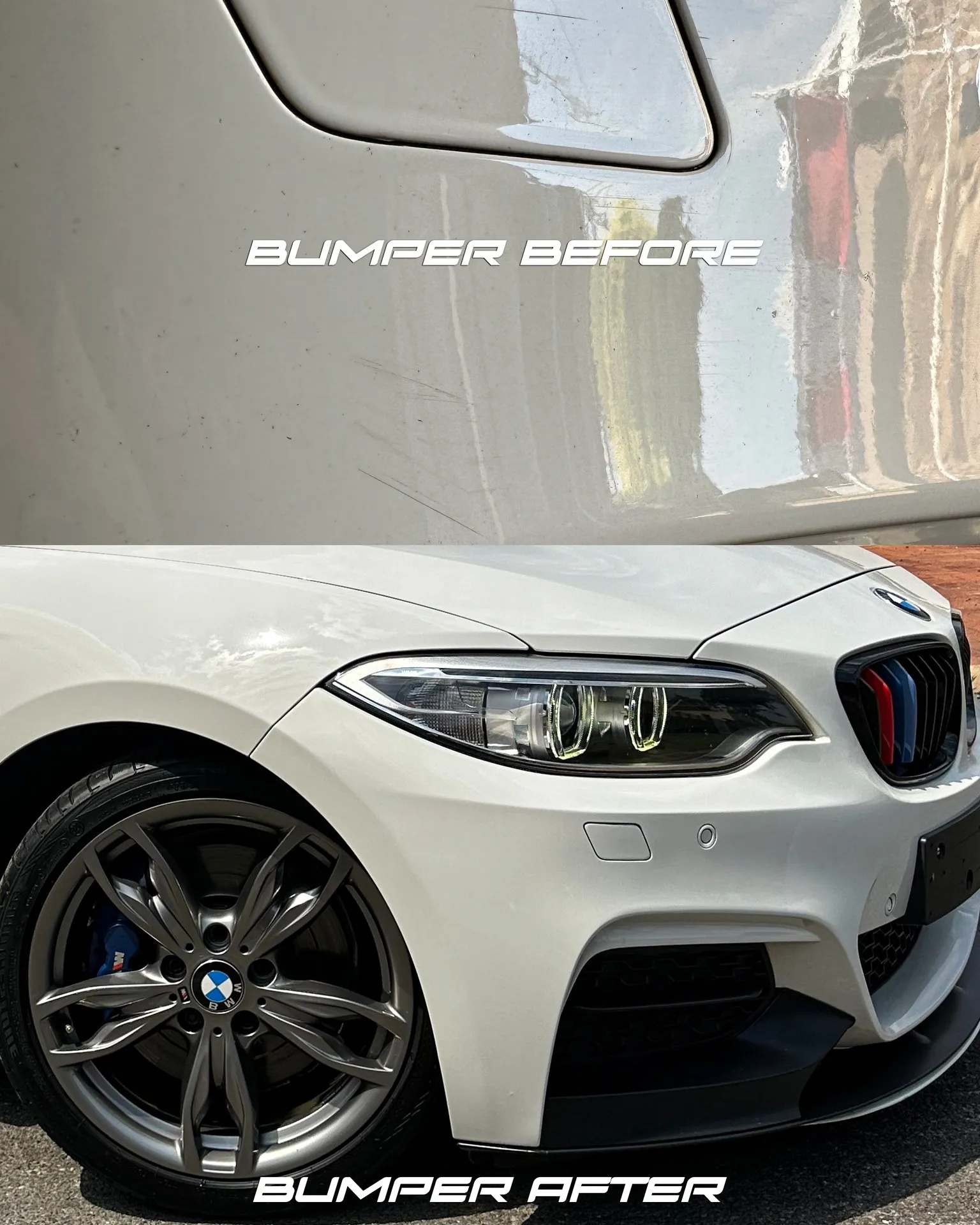 BMW M235i Bumper Repair